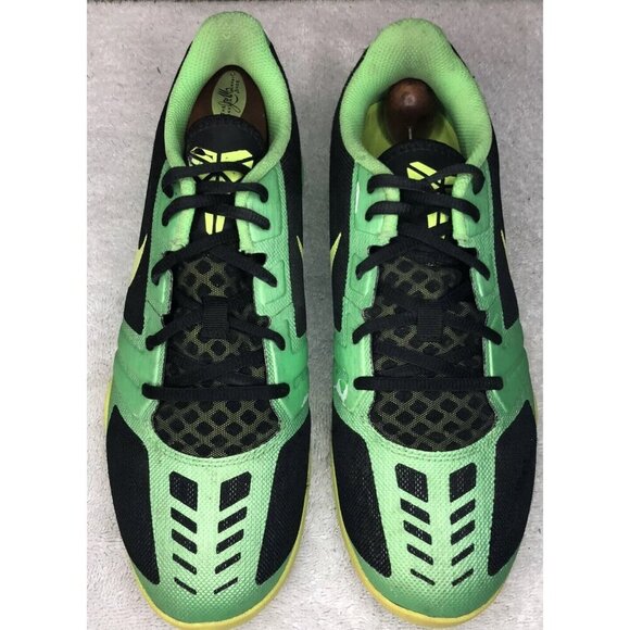Nike KB Mentality Kobe Bryant Black/Volt/Poison Green Men’s Size 10 704942-001 - Picture 3 of 10